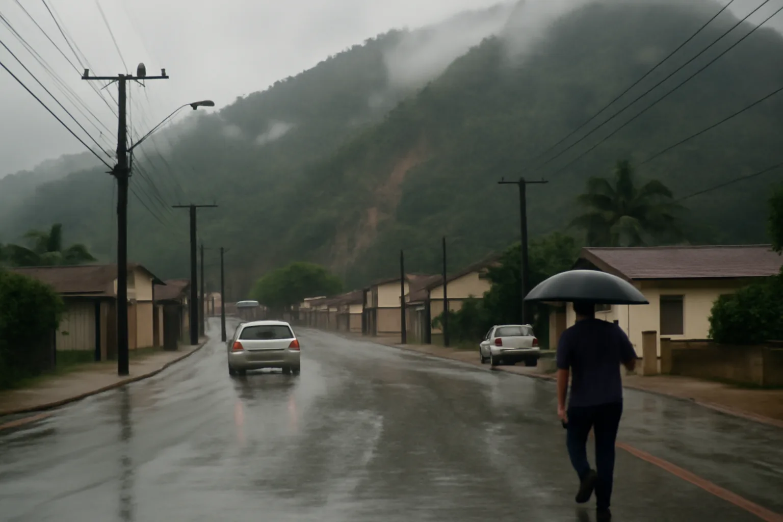 Chuva intensa coloca Schroeder em risco de deslizamentos