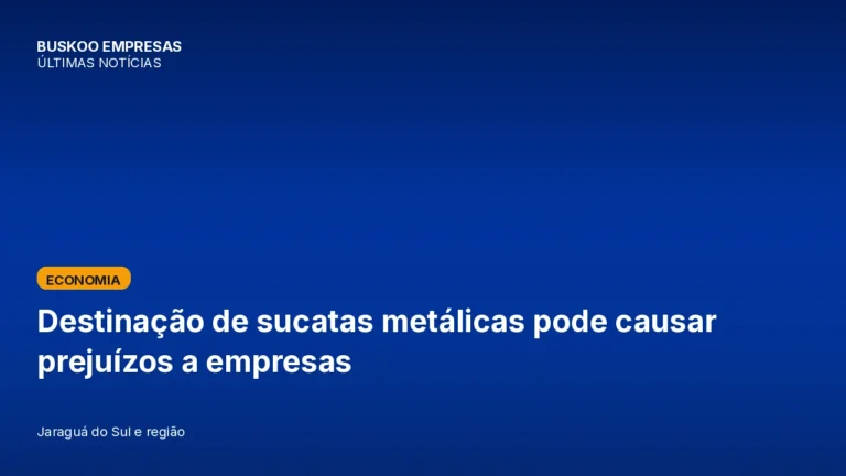 Destinação de sucatas metálicas pode causar prejuízos a empresas