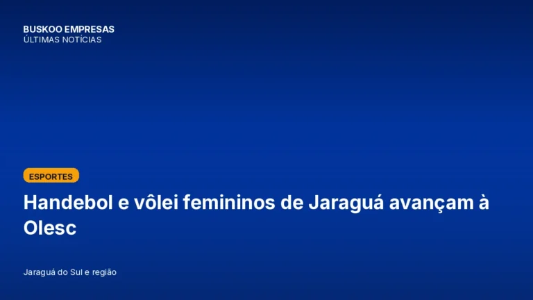 Handebol e vôlei femininos de Jaraguá avançam à Olesc