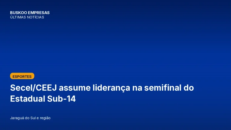 Secel/CEEJ assume liderança na semifinal do Estadual Sub-14