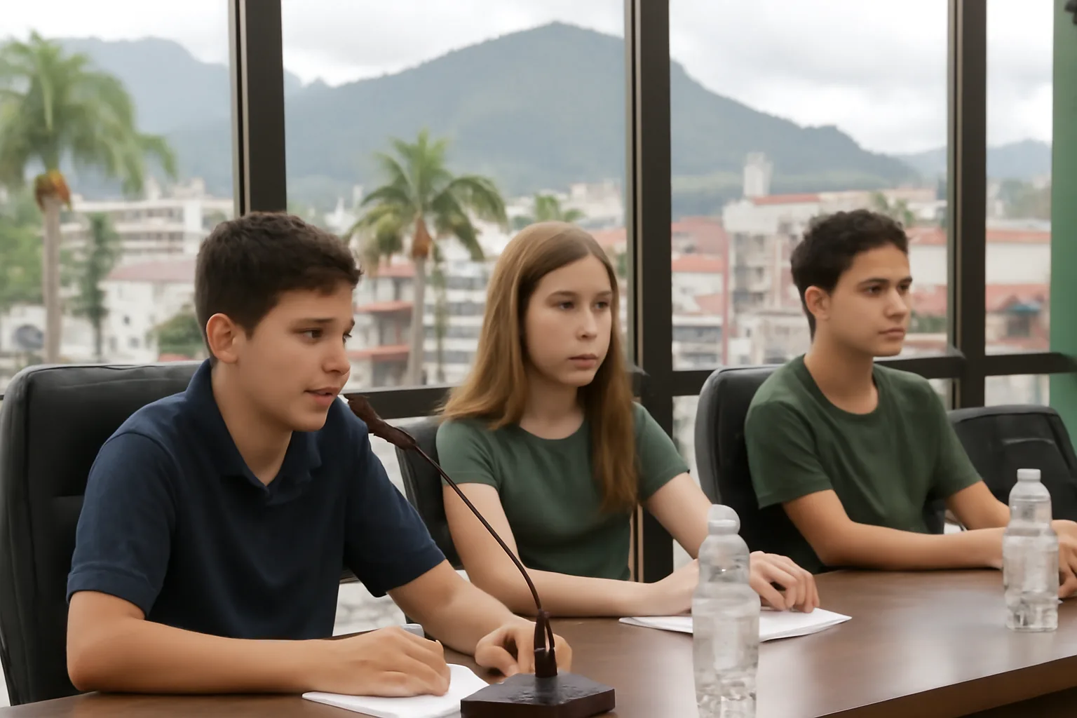 Vereadores mirins de Jaraguá do Sul apresentam propostas sobre a cidade