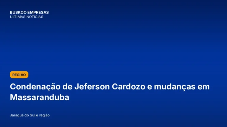 Condenação de Jeferson Cardozo e mudanças em Massaranduba