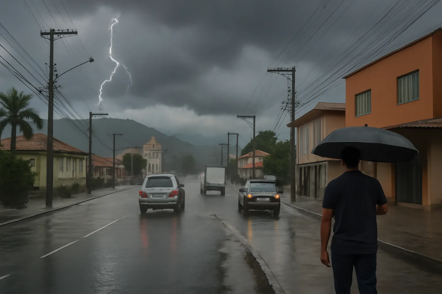 Defesa Civil alerta para temporal com granizo na região