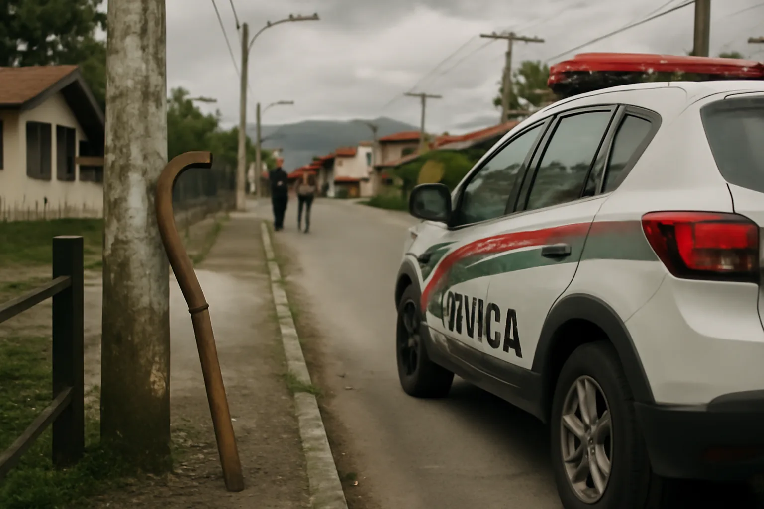 Discussão por água e energia gera agressões com foice em Guaramirim