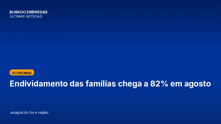 Endividamento das famílias chega a 82% em agosto