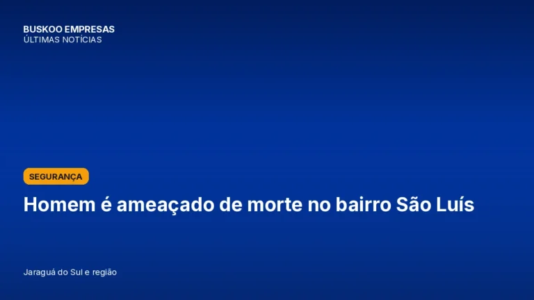 Homem é ameaçado de morte no bairro São Luís