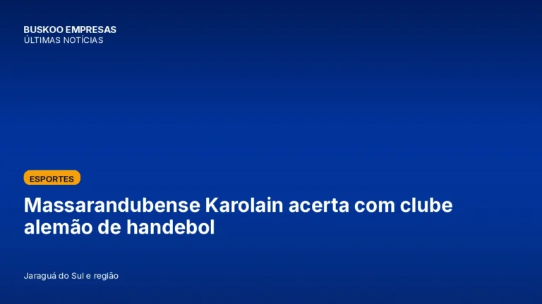 Massarandubense Karolain acerta com clube alemão de handebol