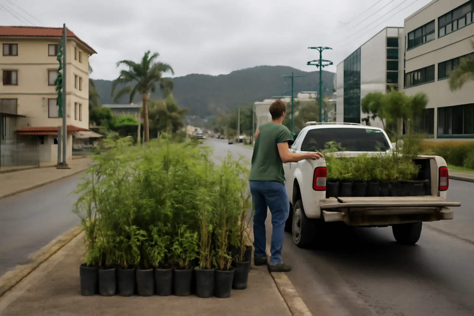 Samae entrega 660 mudas para recuperação ambiental em Jaraguá do Sul