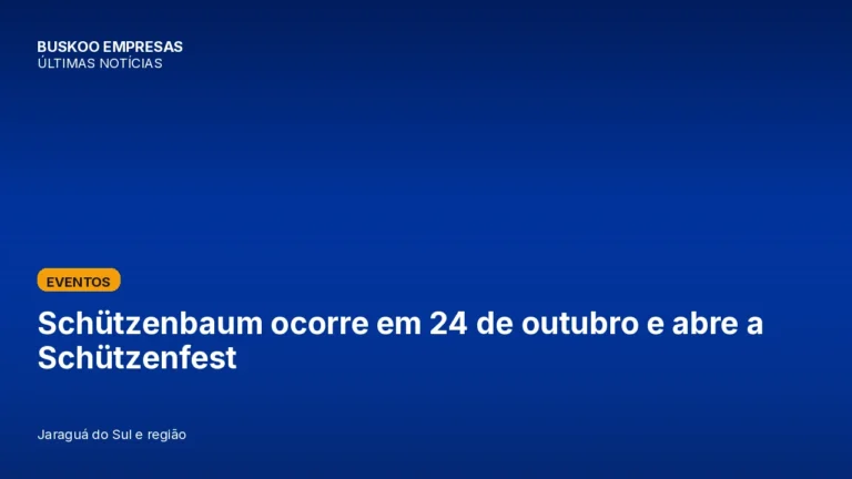 Schützenbaum ocorre em 24 de outubro e abre a Schützenfest