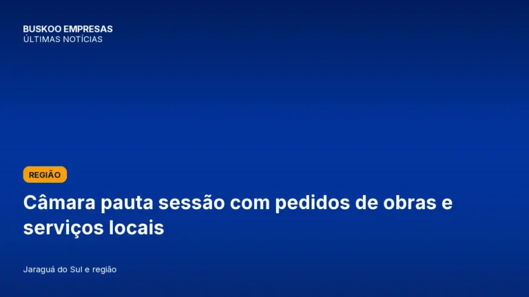 Câmara pauta sessão com pedidos de obras e serviços locais