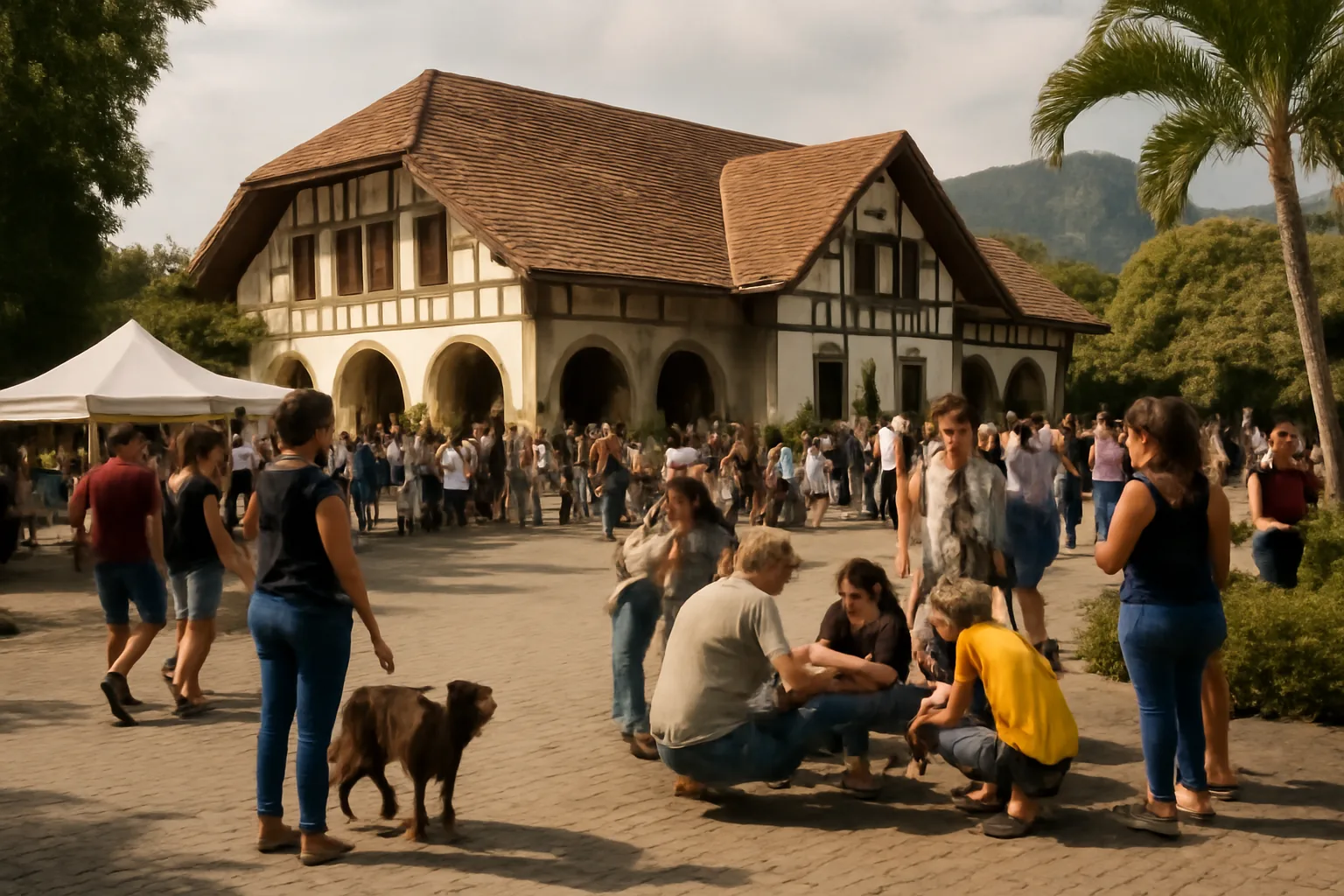 Fujama realiza feira de adoção na Praça Ângelo Piazera