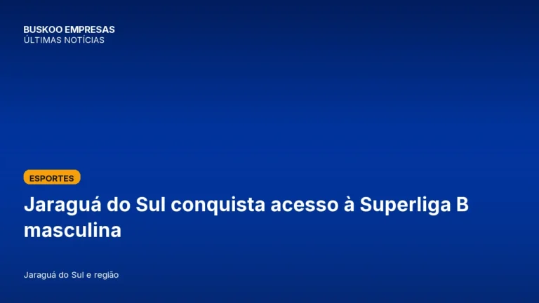 Jaraguá do Sul conquista acesso à Superliga B masculina