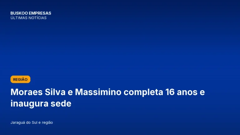 Moraes Silva e Massimino completa 16 anos e inaugura sede