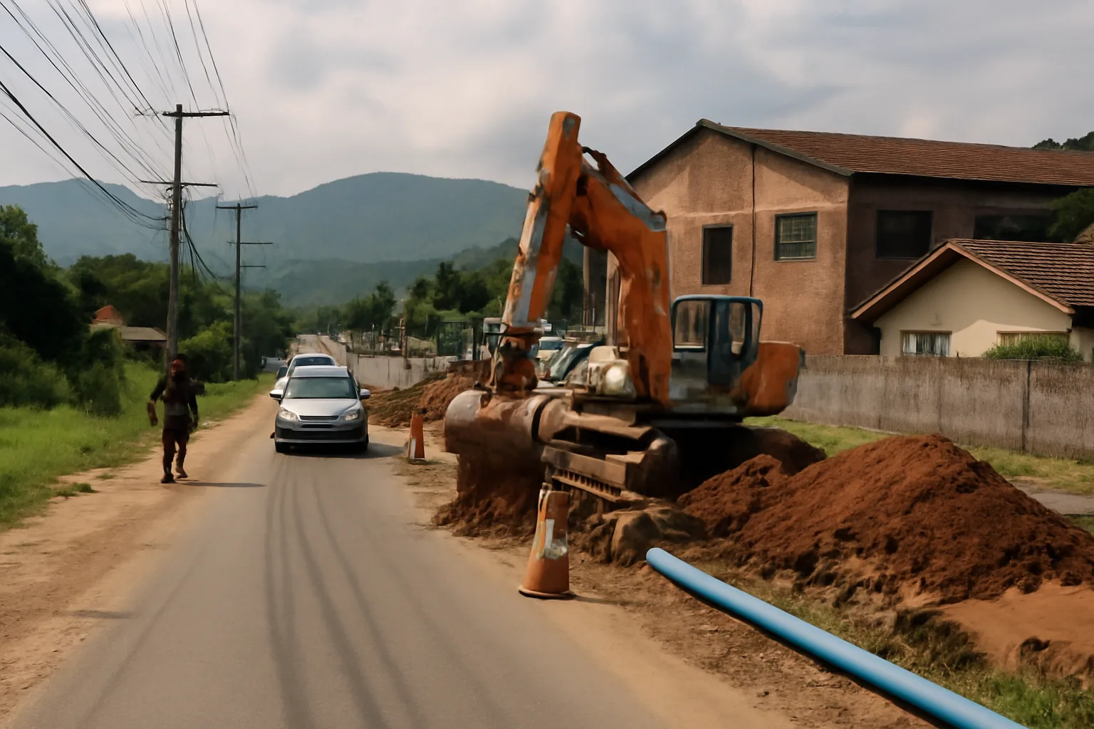 Obras na SC-108 podem afetar abastecimento no Bairro Industrial