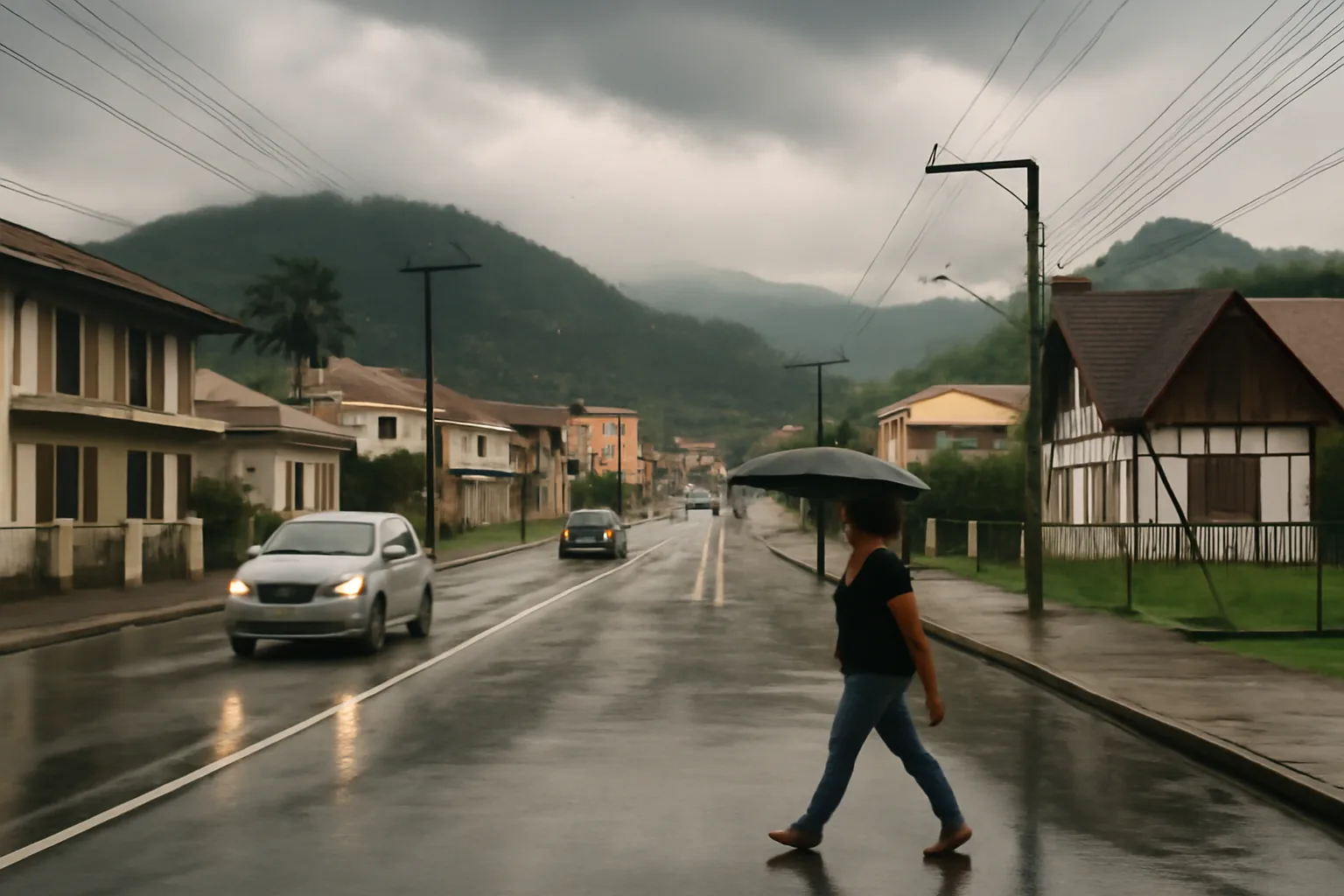 Previsão de chuva e instabilidade em Jaraguá do Sul