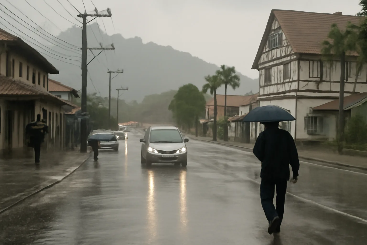 Previsão indica chuva intensa em Jaraguá do Sul nesta segunda