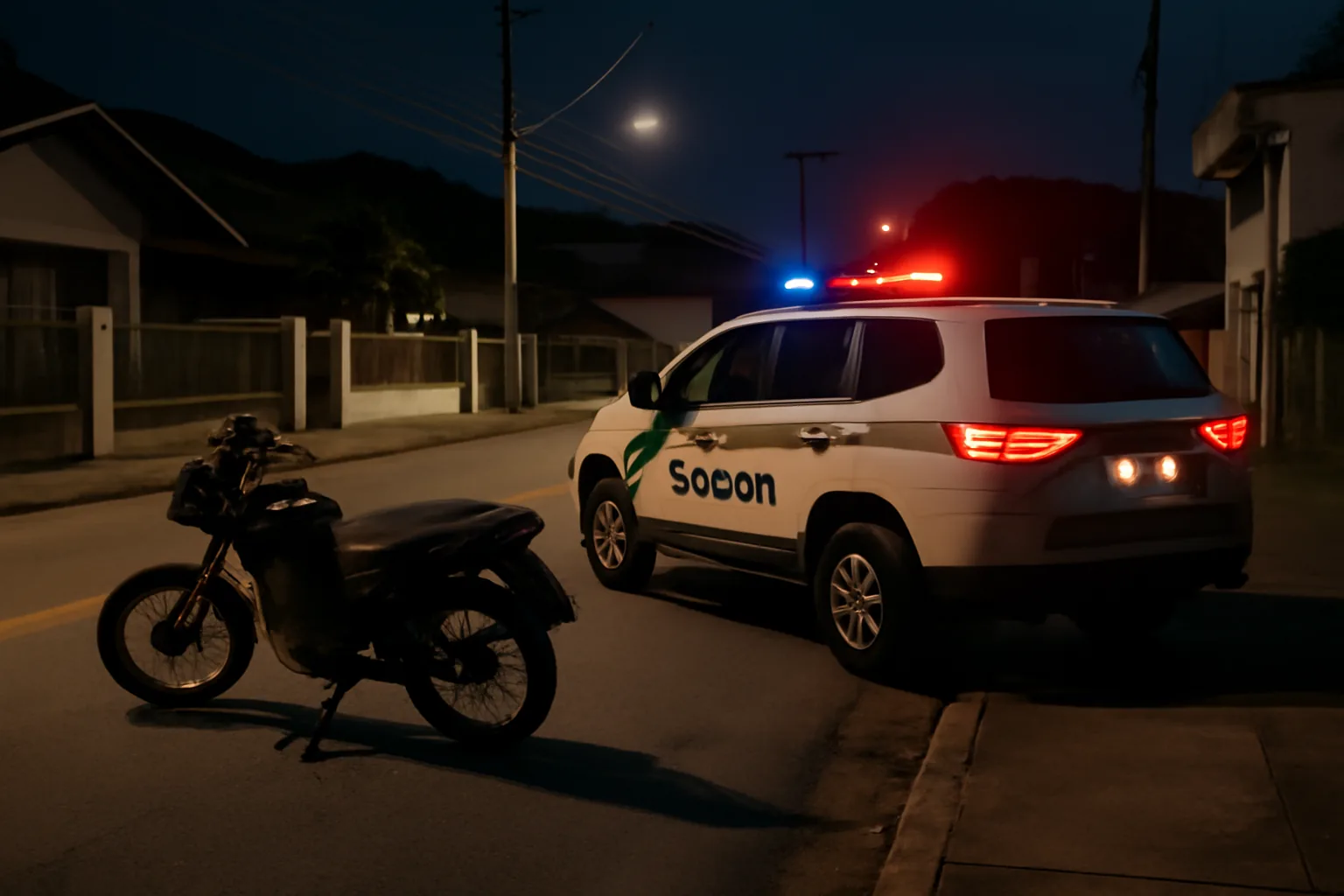ROCAM apreende moto com freio inoperante em Vila Nova