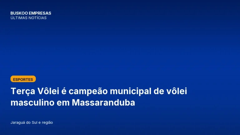 Terça Vôlei é campeão municipal de vôlei masculino em Massaranduba