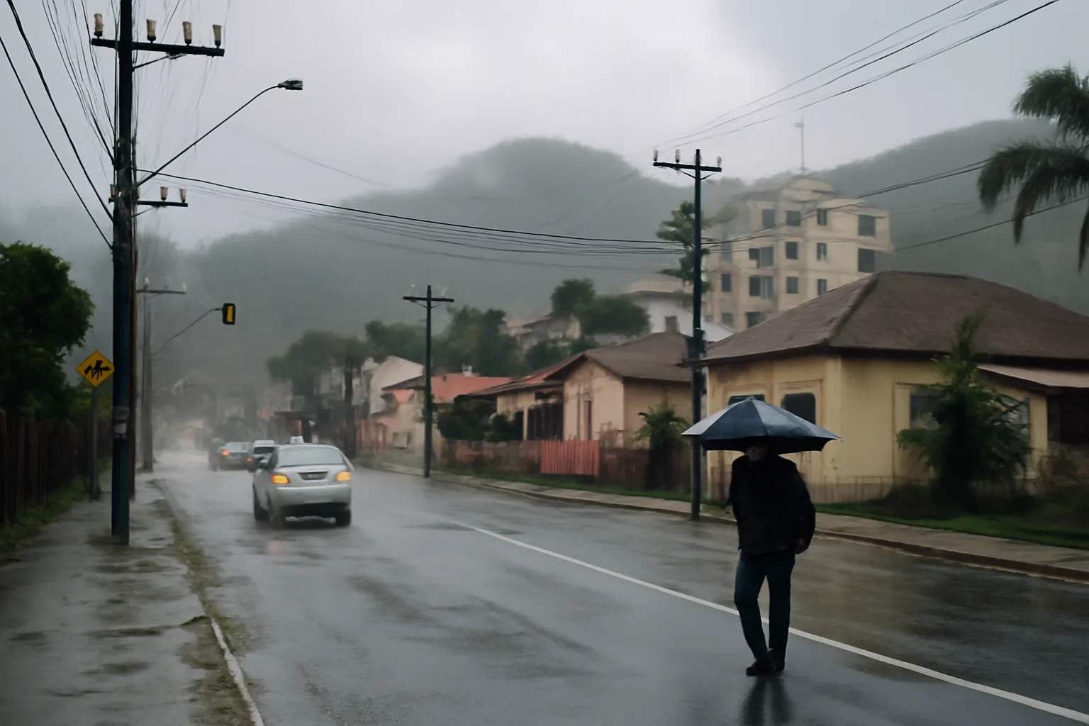 Terça com chuva e instabilidade em Jaraguá do Sul